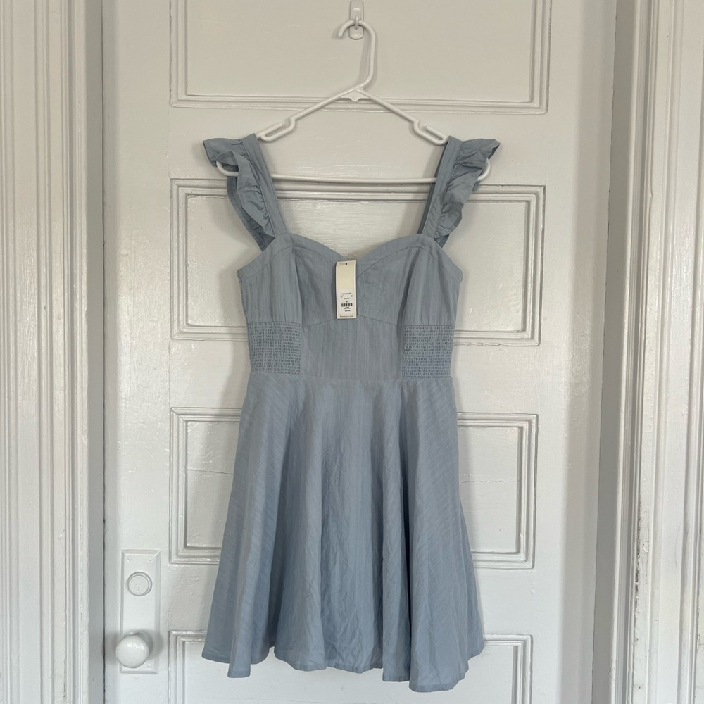 Francesca’s Baby Doll Blue Dress, Size S